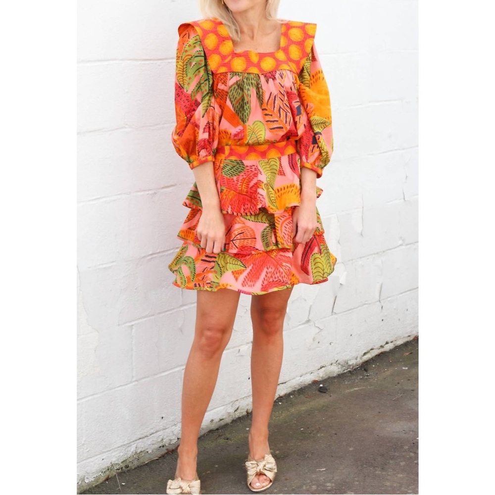 NWT / FARM Rio summer dream mini skirt